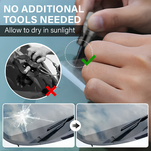 Merrickson GlassFix — Windshield Chip & Crack Repair Kit
